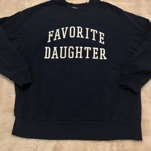 ANTHROPOLOGIE FAVORITE DAUGHTER NAVY SMALL